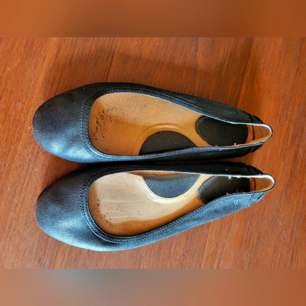Frye Black Ballet Flats